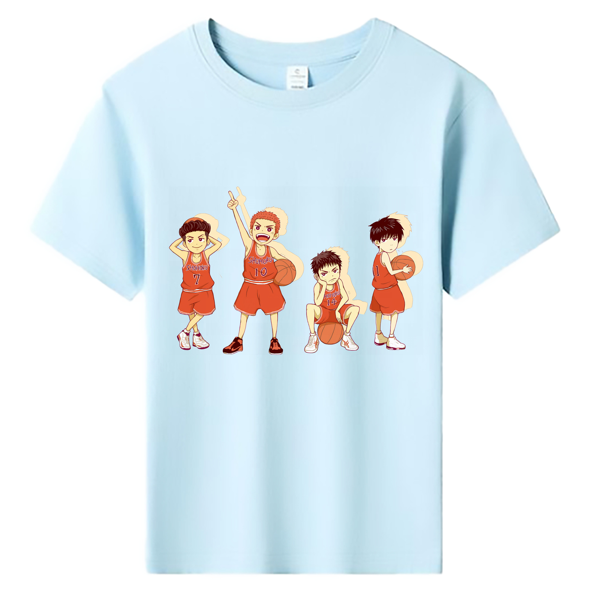 （画像用） SLAM DUNK／スラムダンク 綿100％キッズTシャツ（フロントプリント）